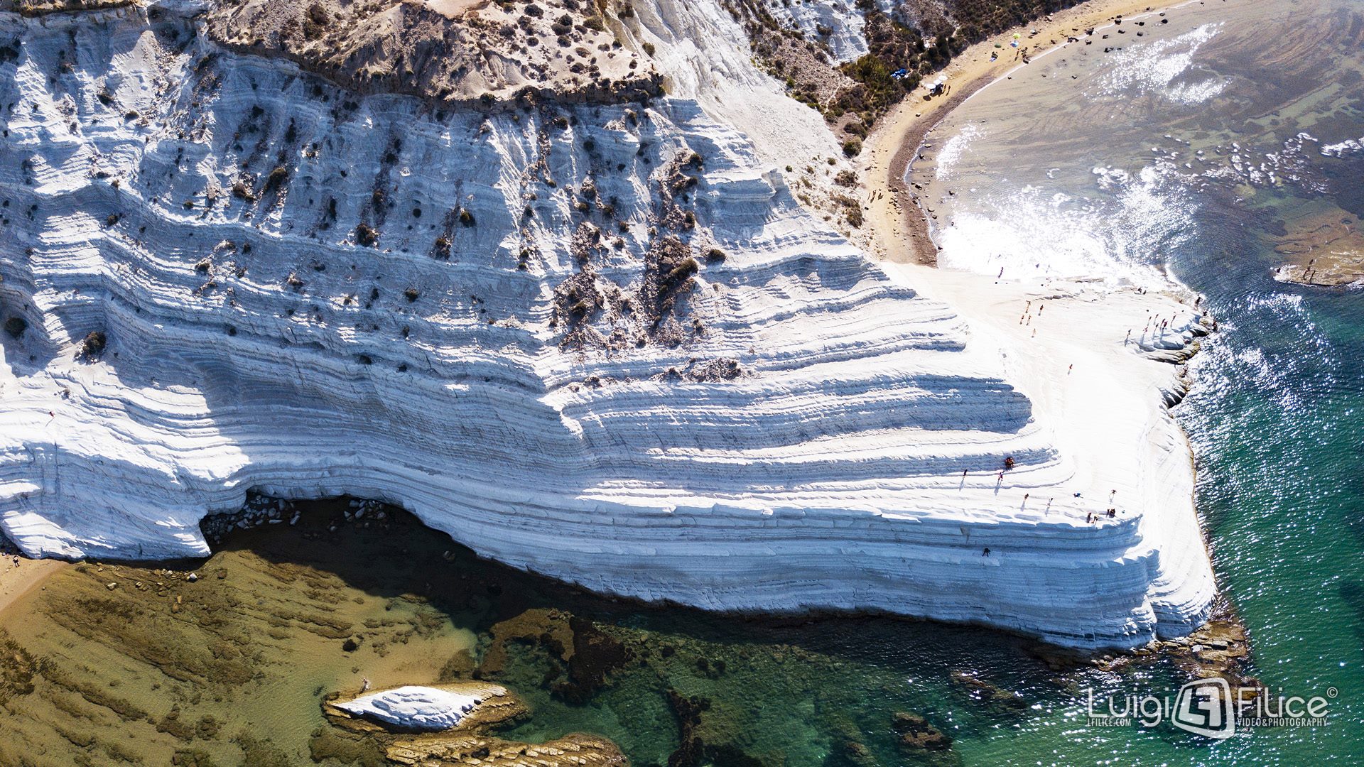 Panoramica della Scala dei Turchi